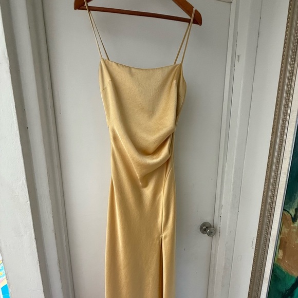 bec + bridge Nadia Yellow Maxi Dress with Slit - Picture 10 of 10